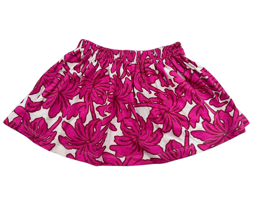 Bonds Next Gen Gathered Skirt - Hot Tropic Floral Pink Zing