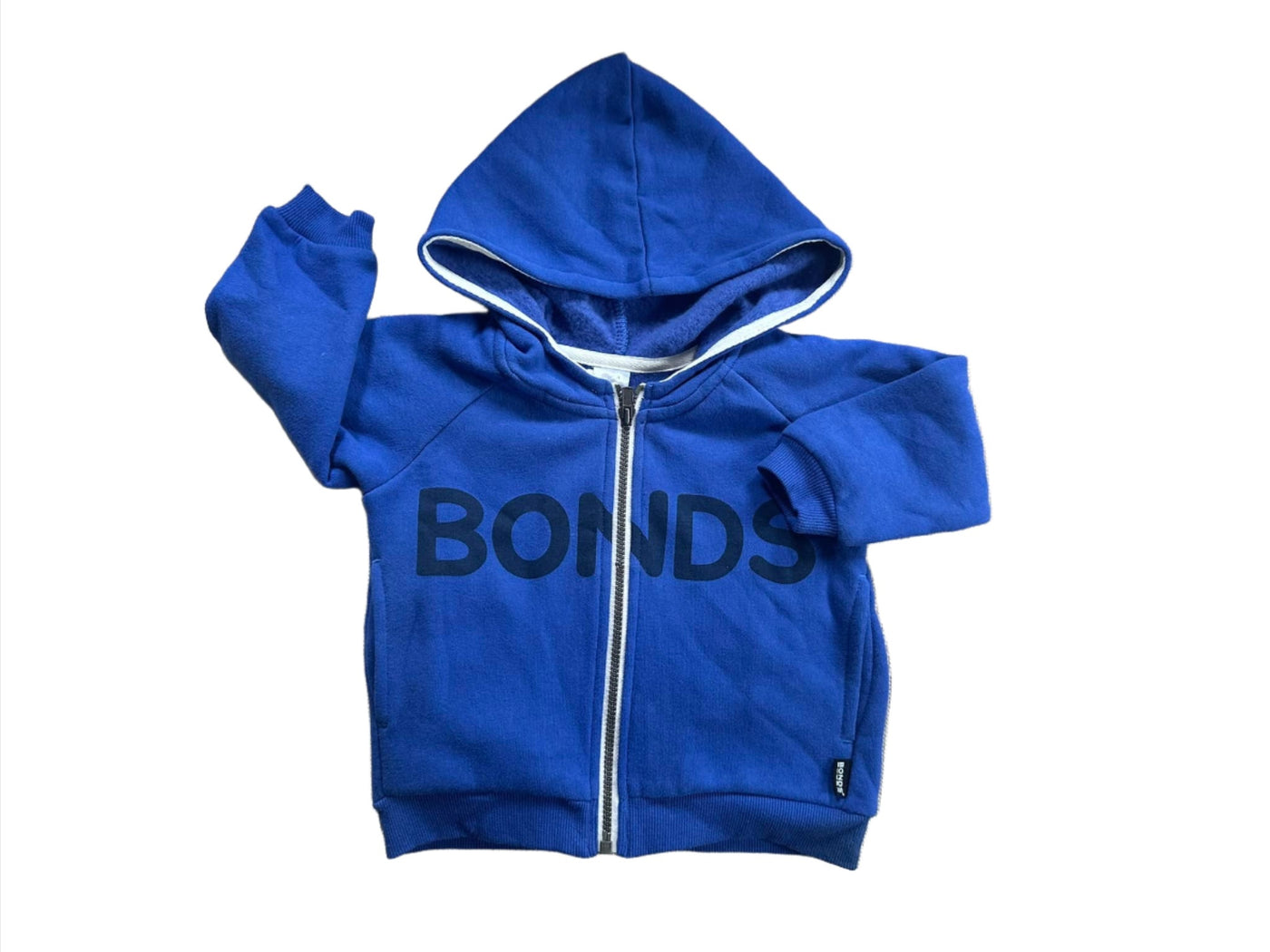 Bonds Logo Fleece Hoodie - Blue