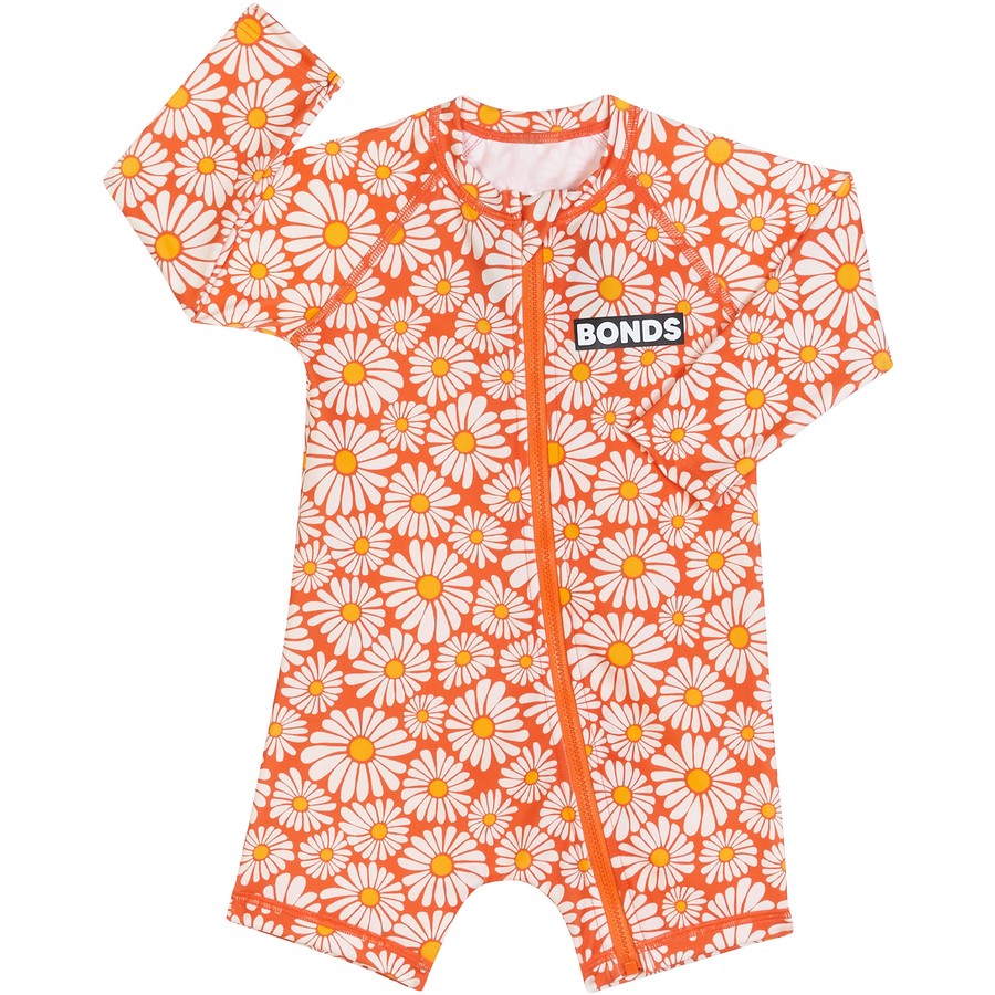 Bonds Baby Swim Long Sleeve One Rashie One Piece Daisy Outlet Shop For Kids