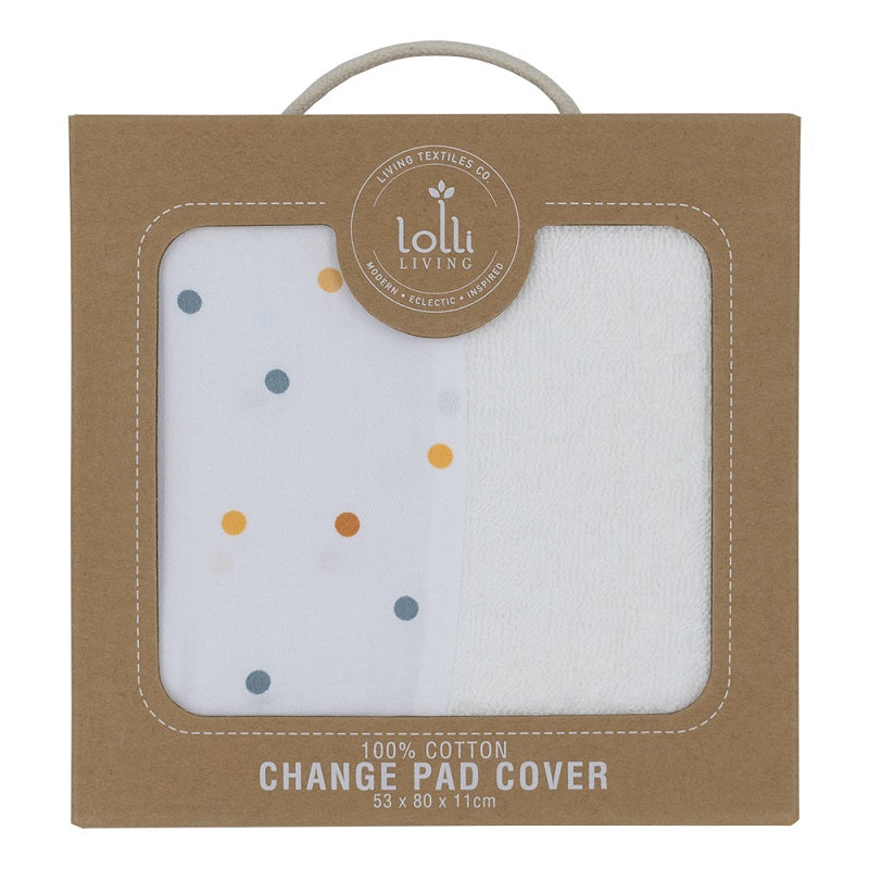 Living Textiles Change Pad Cover - Day at Zoo