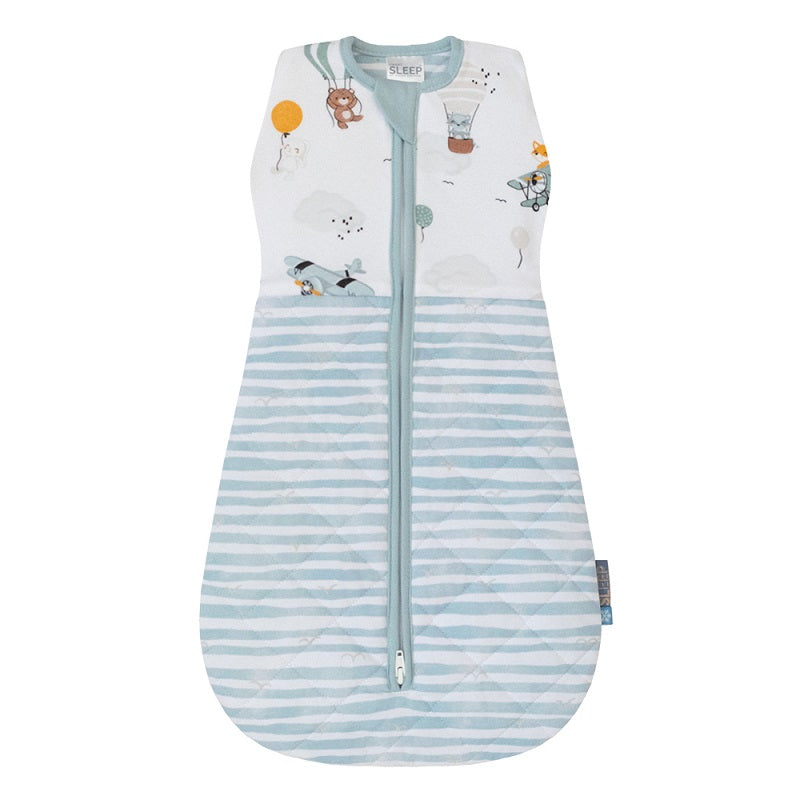 Living Textiles Smart Sleep Zip Up Swaddle 2.5 TOG Up Up Away