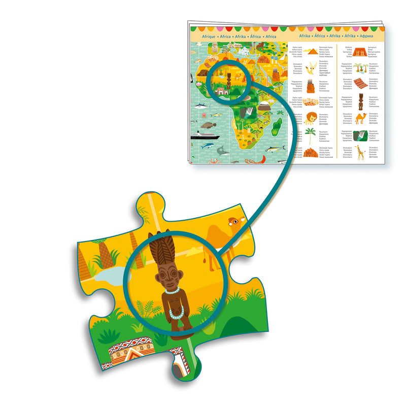 Djeco Monument Of World 200 Piece Observation Puzzle