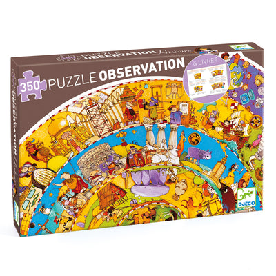 Djeco History 350 Piece Observation Puzzle