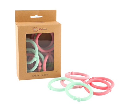 Winibeads Mint & 2 Tone Pink Happy Hoops 12 Pack