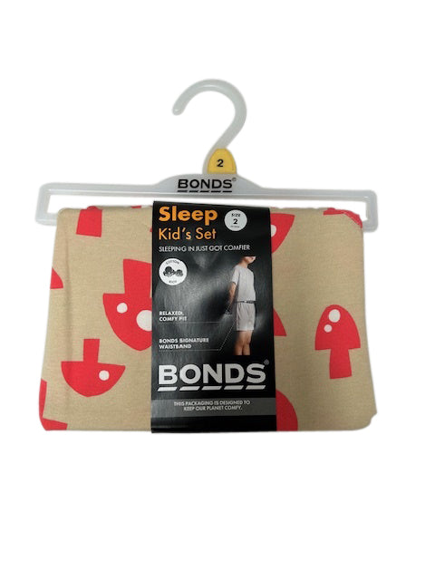 Bonds Kids Tee Sleep Set - Mushroom Print
