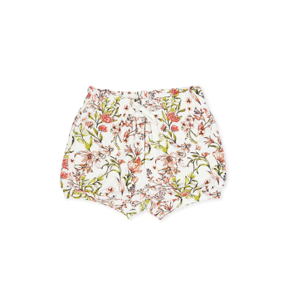 Indigo & Lellow Ivy Paperbag Shorts - Floral Blossom