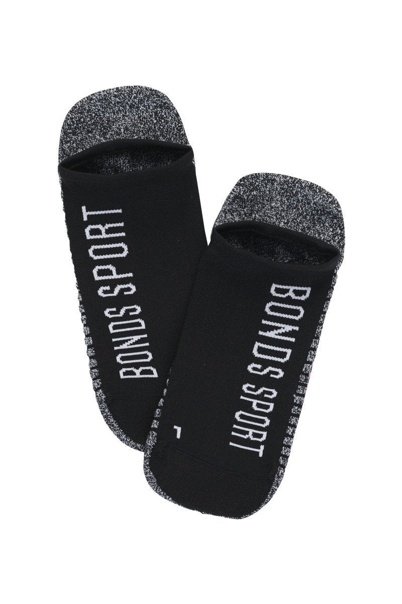 Bonds Mens Tech No Show Socks 2 Pack - Black With Pink Stripe-Outlet Shop For Kids