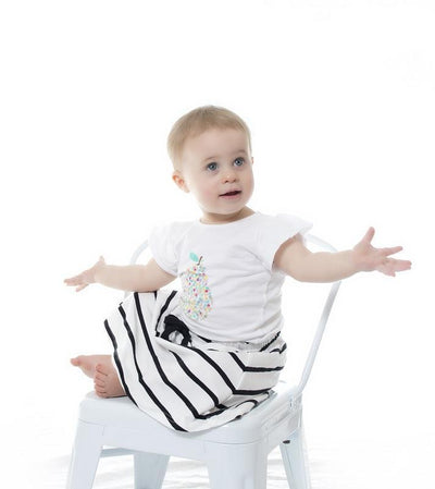 Minifin Swing Skirt - Black Stripe-Outlet Shop For Kids