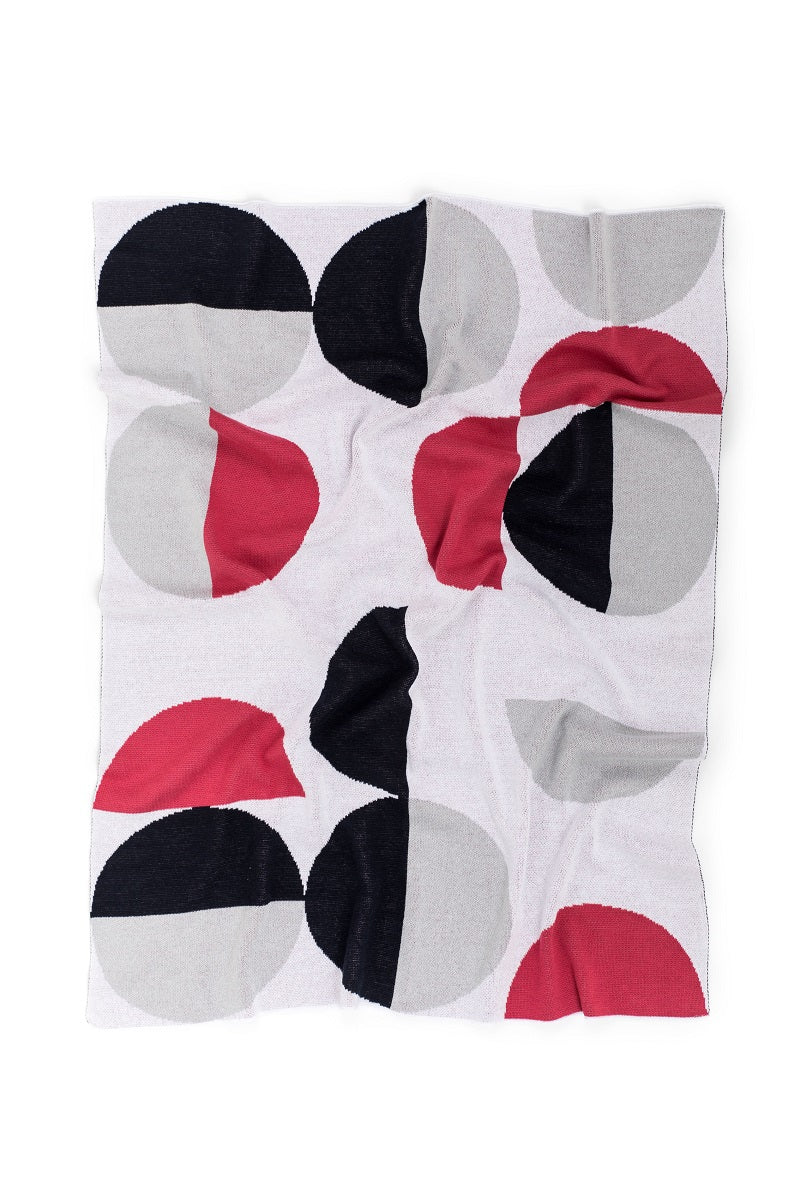Kenzi Living Semi-Circle Baby Blanket – Red