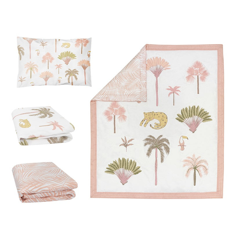 Living Textiles 4 Piece Nursery Set - Tropical Mia