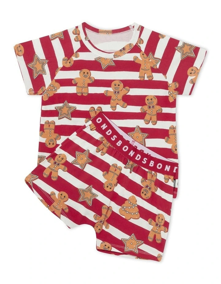 Bonds Kids Tee Sleep Set - Gingerbread Parade