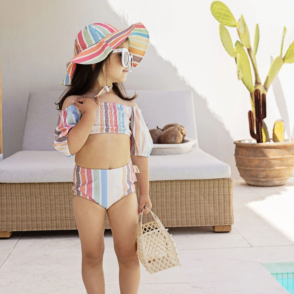 Kapow Kids Sun Stripe Bikini UPF50+