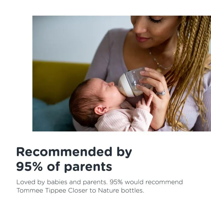 Tommee Tippee Closer to Nature Baby Bottle 260ml 2 Pack