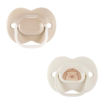 Tommee Tippee Anytime Soothers 0-6 Months 2 Pack - Hedgehog Pack