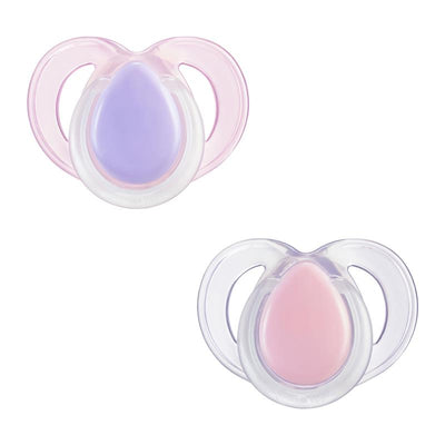 Tommee Tippee Nighttime Soother 2 Pack 18-36 Months - Purple/Pink