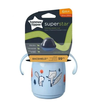 Tommee Tippee Superstar Training Sippee Cup 300ml 6m+ - Sky Blue