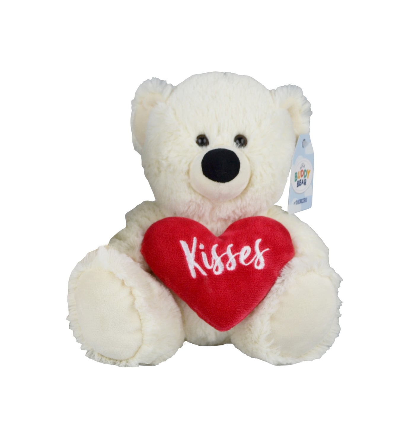 My Buddy Bear 23cm Buddy Valentines KISSES Soft Toy 3y+