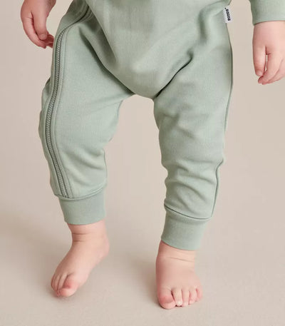Bonds Tech Sweats Zip Wondersuit - Misty Sage Green