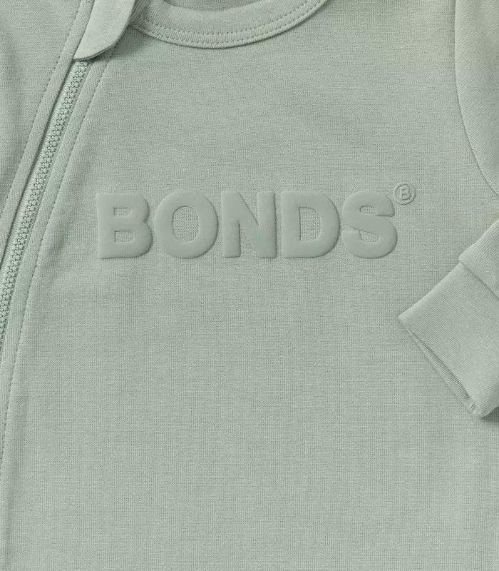 Bonds Tech Sweats Zip Wondersuit - Misty Sage Green