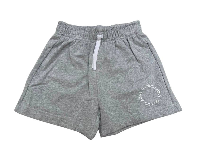 Bonds Kids Move Terry Short - New Grey Marle