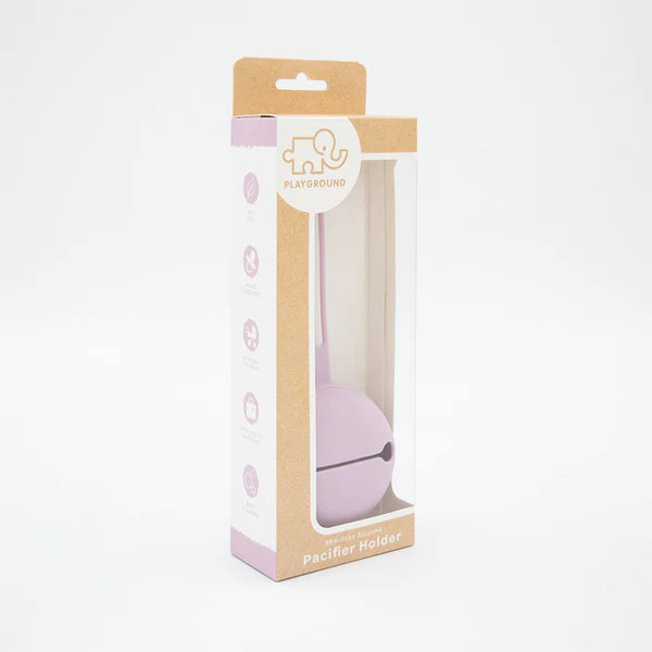 Playground Silicone Pacifier Case - Lavender