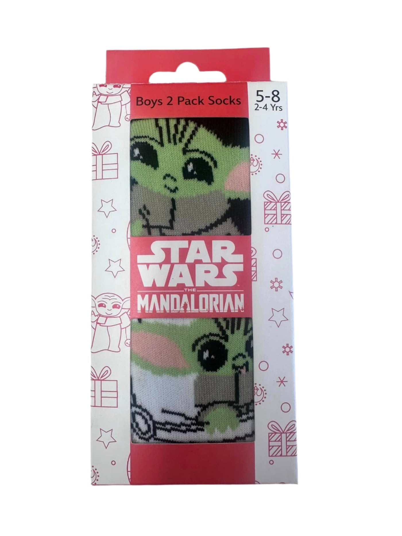 Bonds Boys Star Wars Crew Sock Box Set 2 Pack - Grogu