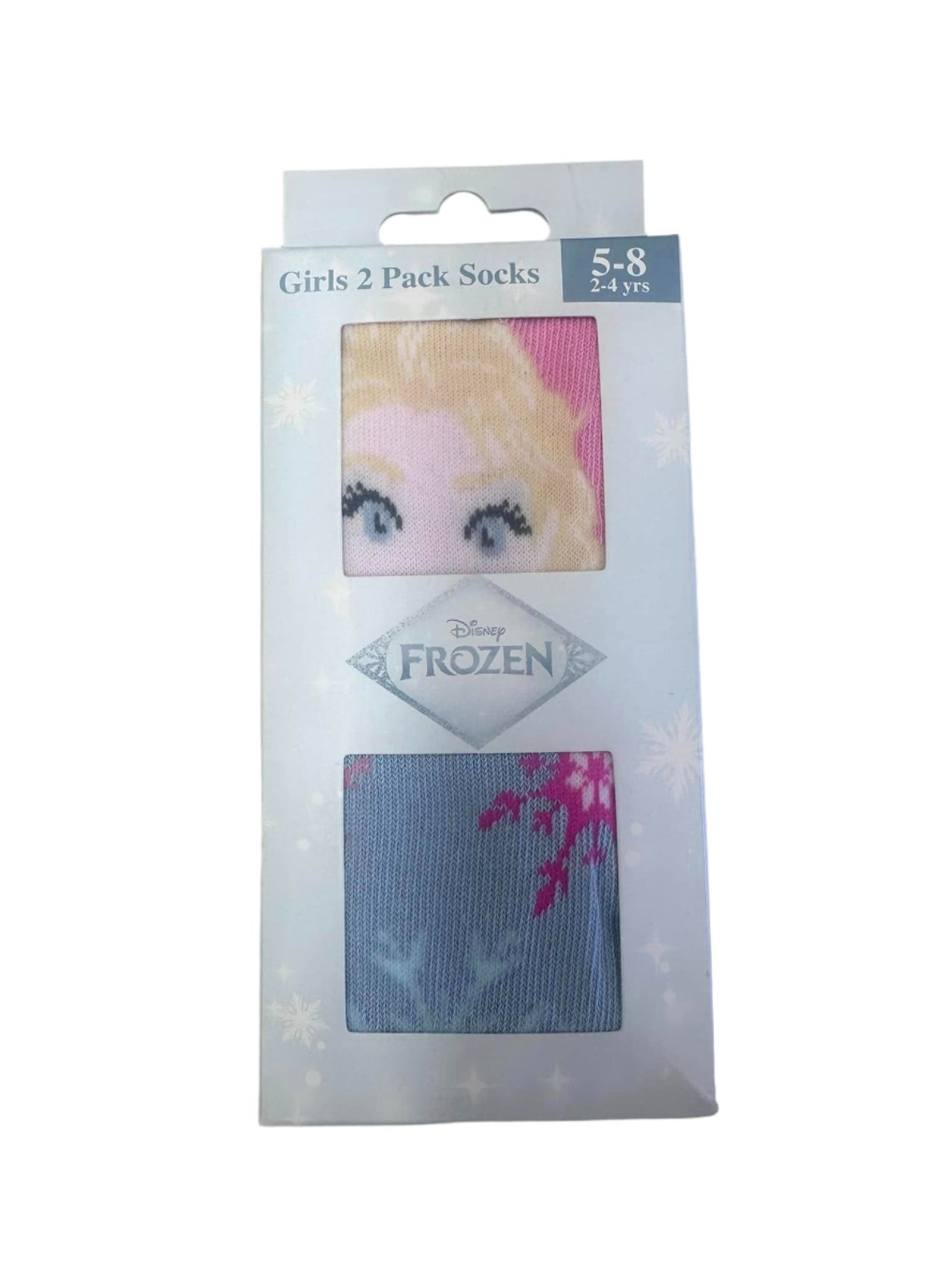 Bonds Frozen Crew Socks Box Set 2 Pack - Elsa