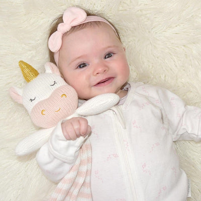 Living Textiles Kenzie The Unicorn Security Blanket