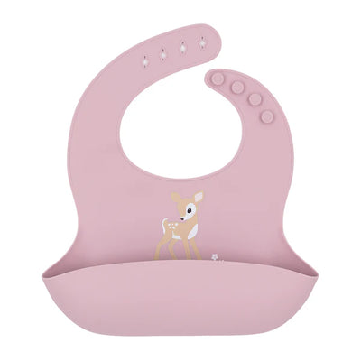 Playground Silicone Bib - Fawn/Lilac