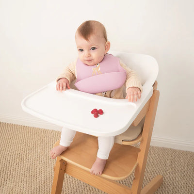 Playground Silicone Bib - Fawn/Lilac