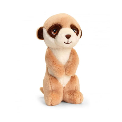 Keeleco 12cm Wild Animals Soft Plush Toy 3y+ - Meerkat