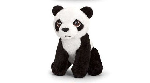 Keeleco 12cm Wild Animals Soft Plush Toy 3y+ - Panda