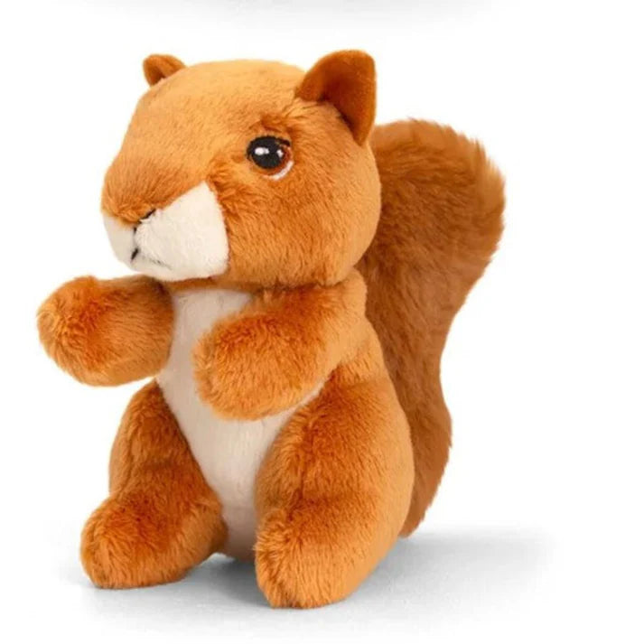 Keeleco 12cm Farm Animals Soft Plush Toy 3y+ - Squirrel