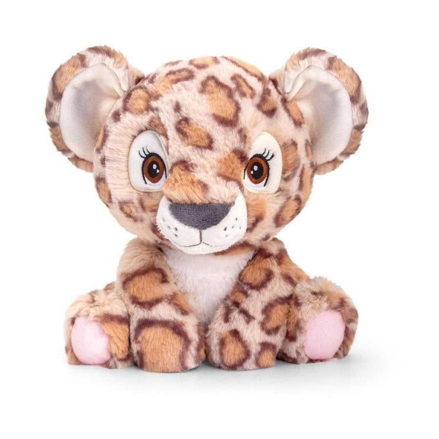 Adoptable World 16cm Wild Leopard Plush Stuffed Animal