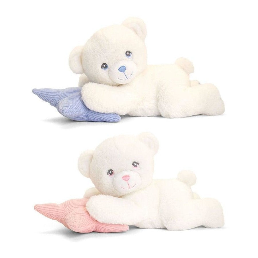 Keeleco 20cm Sleepy Bear Plush Stuffed Animal - Blue