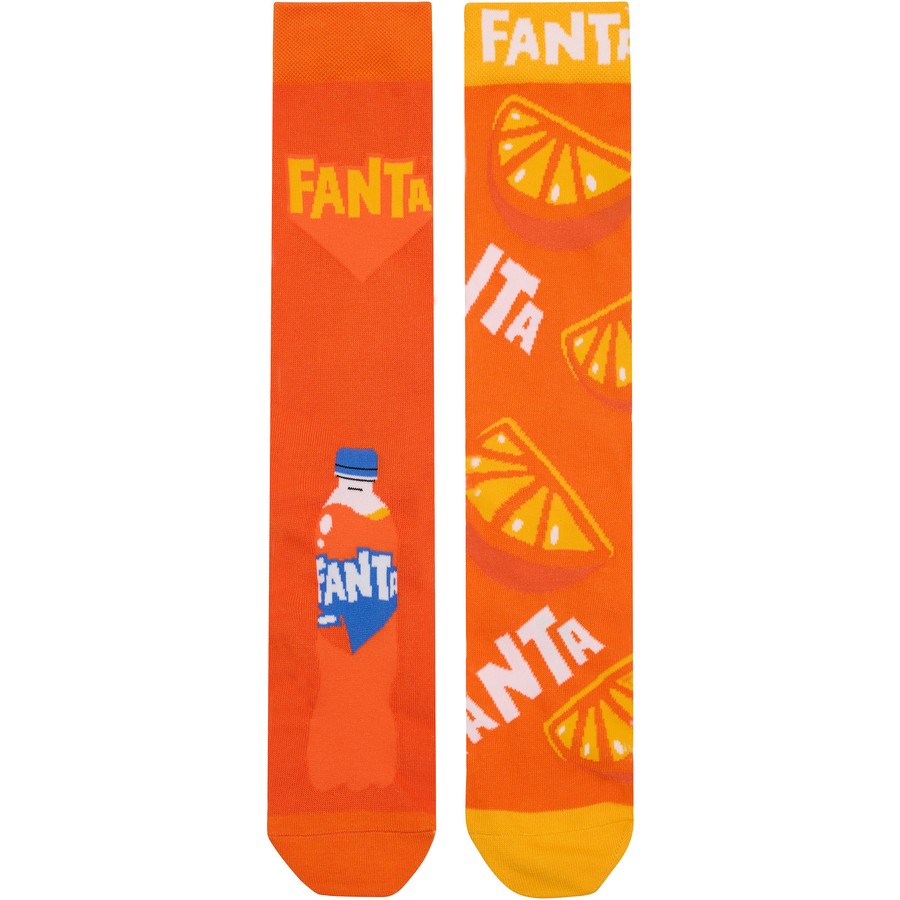 Bonds Men's Fanta Crew Socks 2 Pack - Orange