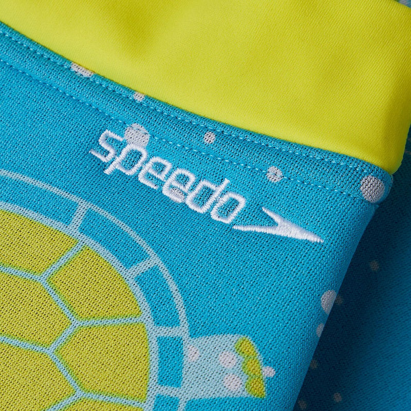 Speedo Toddler Boys Tommy Turtle Nappy Cover - Turquoise/Bright Yellow/Marine Blue/White