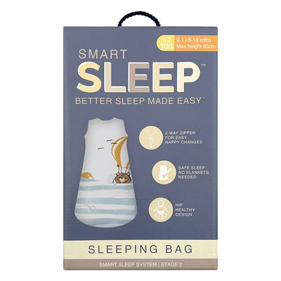 Living Textiles Smart Sleep Sleeping Bag 0.2 TOG - Up up & Away