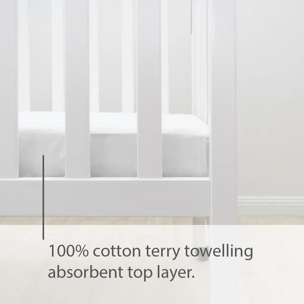 Living Textiles Waterproof Mattress Protector - Compact Cot