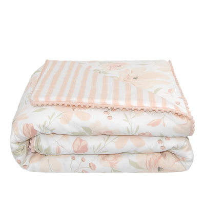 Living Textiles Quilted Cot Comforter - Meadow