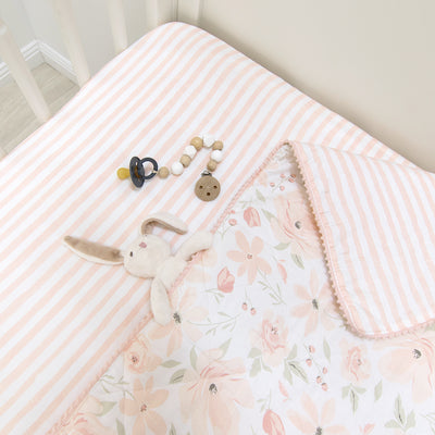 Living Textiles Quilted Cot Comforter - Meadow