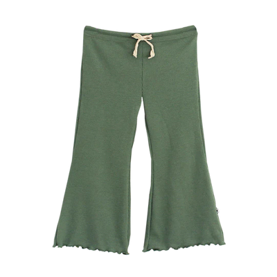 Duke & Duchesses Andie Ribbed Flares - Sage Green