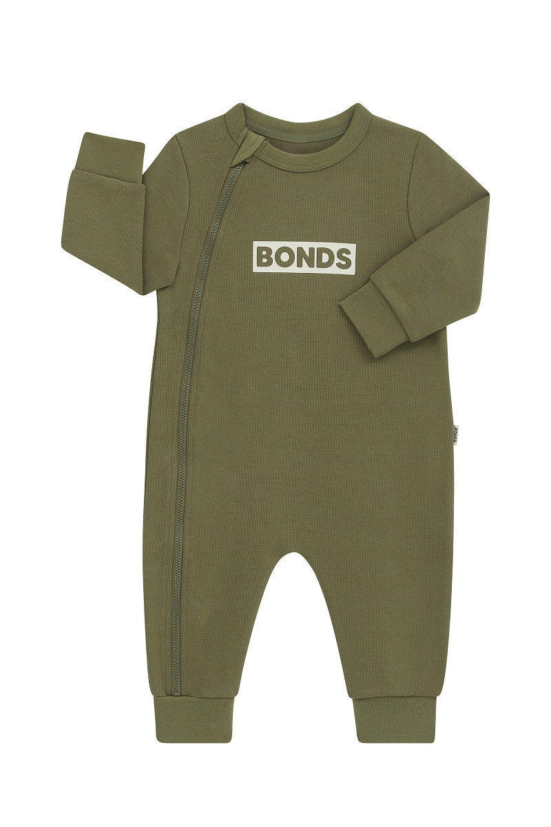 Bonds Tech Sweats Zip Wondersuit - Jungle Camo