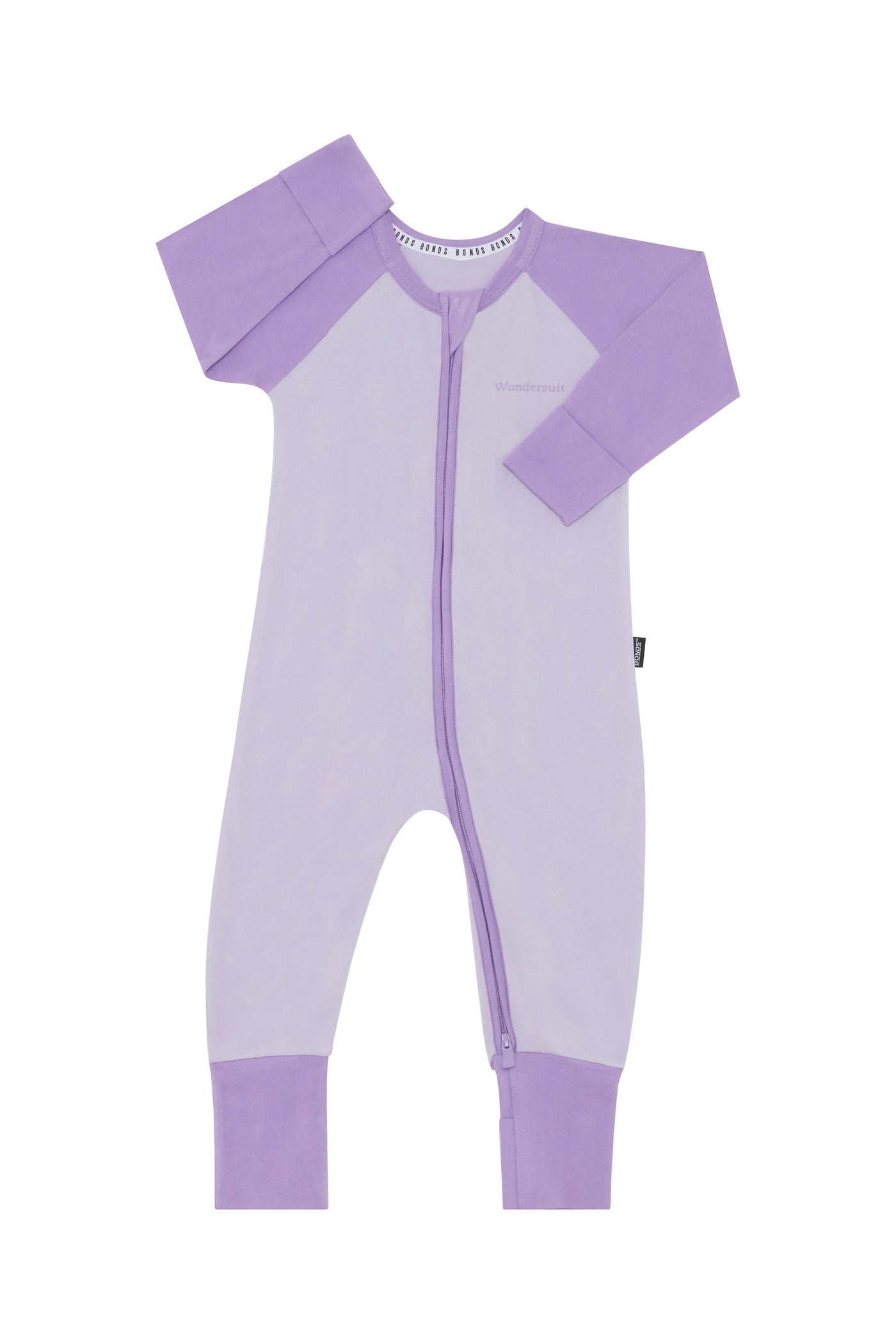 Bonds Value Zip Wondersuit - Lilac Fluff / Lilac Ice