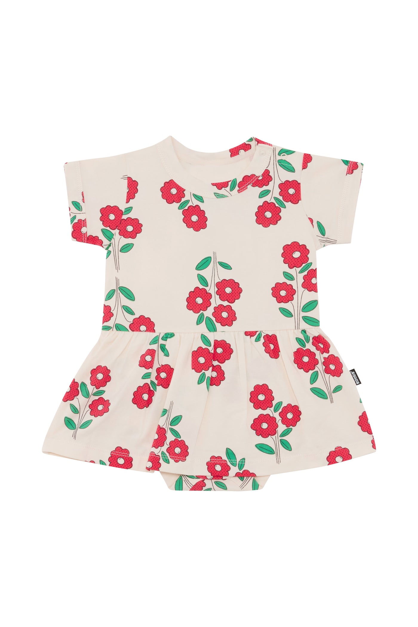 Bonds Baby Balletsuit - Garden Bouquet Cream