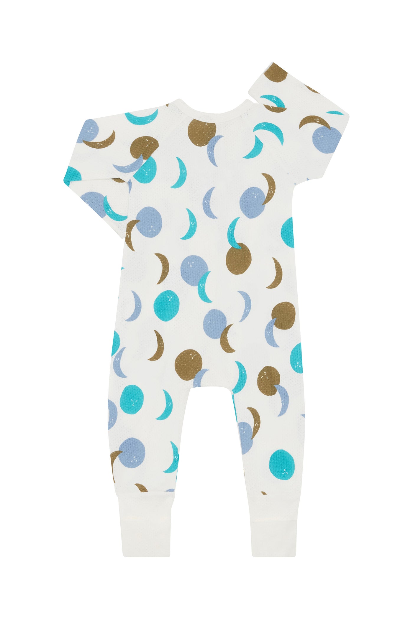 Bonds Wondercool Eyelet Zip Wondersuit - Aqua Luna Glow