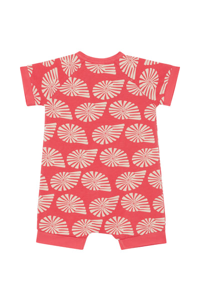 Bonds Zip Romper - Seashell Symphony Red