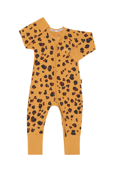 Bonds Zip Wondersuit - Luxe Leopard Yellow