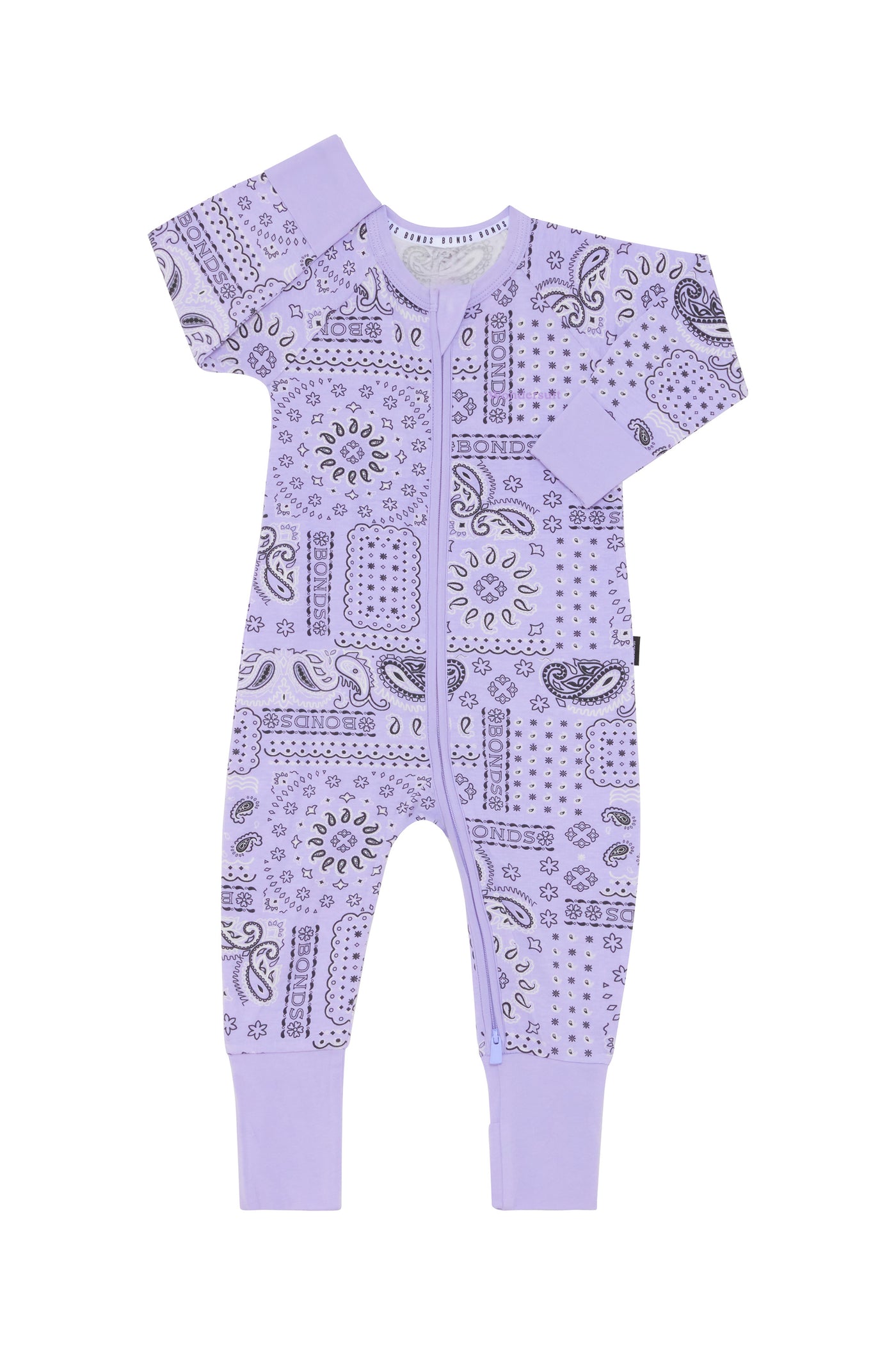 Bonds Zip Wondersuit - Paisley Paradise Lilac