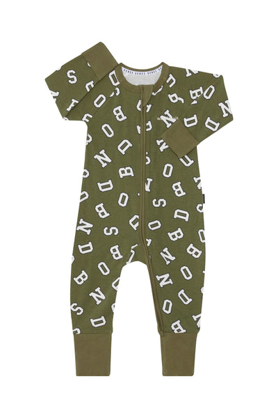 Bonds Zip Wondersuit - Bonds Game Day Survivor Khaki